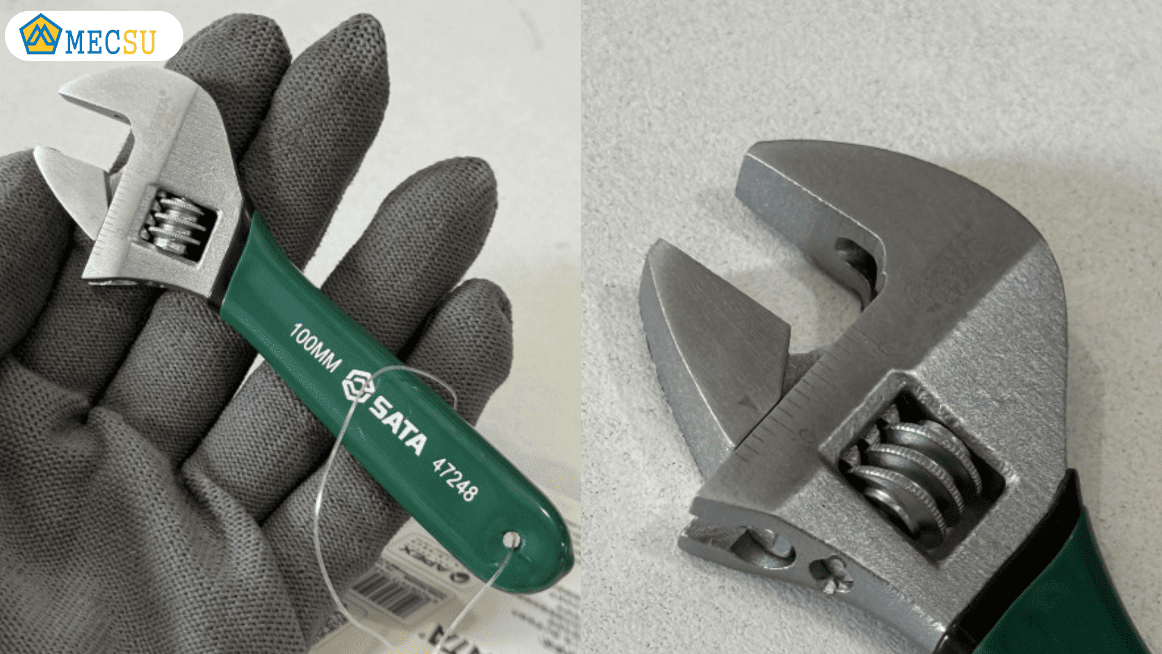 Mỏ Lết Có Điều Chỉnh Kiểu Châu Âu 4inch Sata 47248